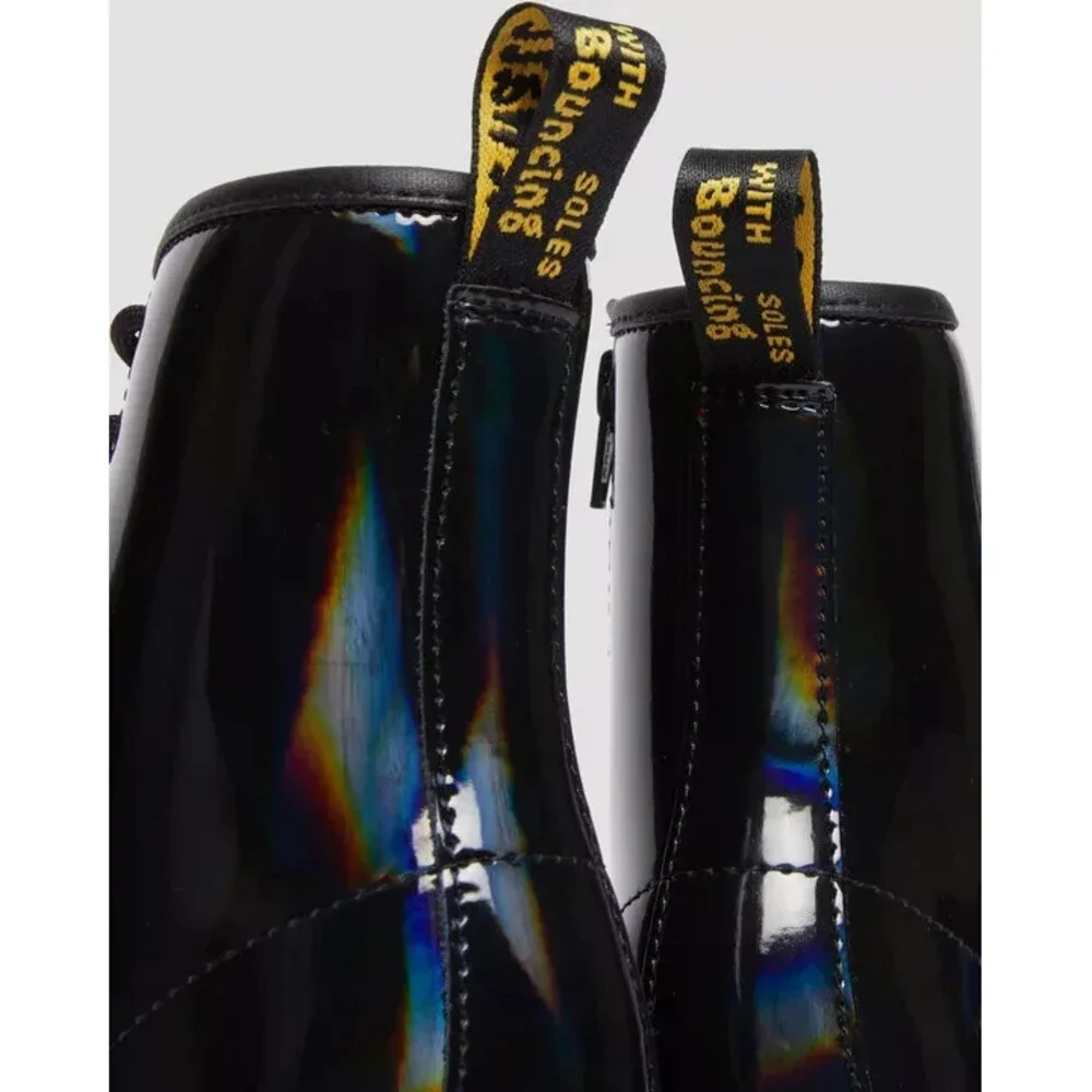 Dr. Martens 1460 31270001 Boots Kids US 5 Black Rainbow Patent Leather ZOGG589